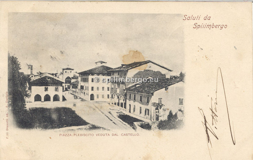 Spilimbergo, Piazza Plebiscito 1899.jpg